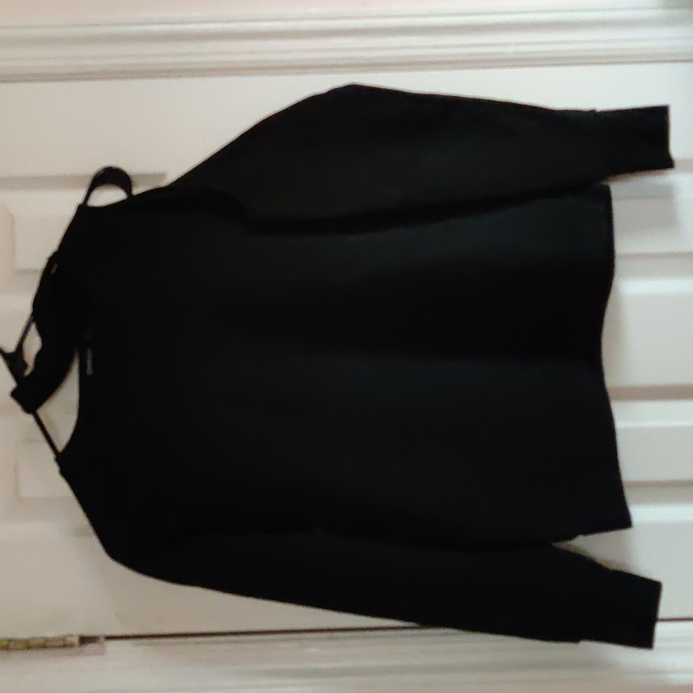 Boohoo Cut Out Shoulder Sweatshirt, Size S